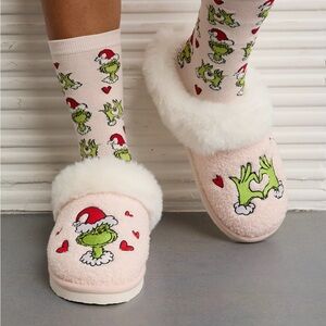 American Eagle Grinch Scuff Slipper